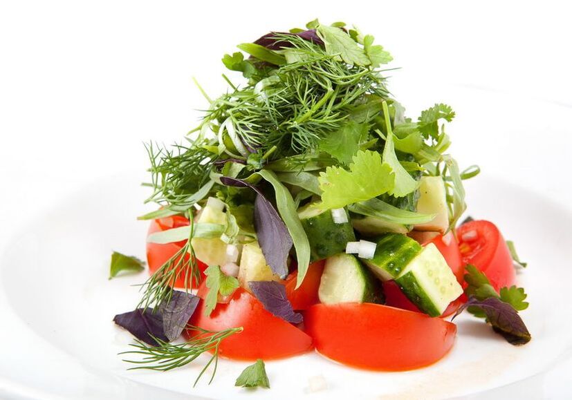 salata od povrća za hipoalergensku prehranu